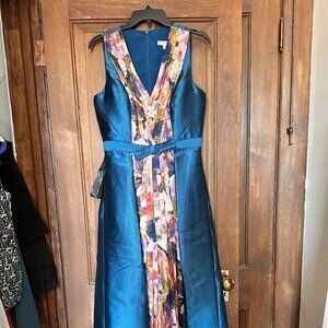Kay Unger floral evening gown